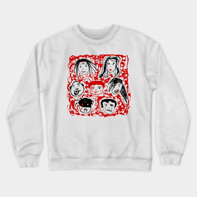 Team Anti-Elric Crewneck Sweatshirt by DamageTwig